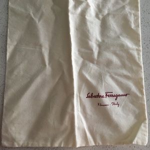 Authentic Ferragamo shoe dust bag